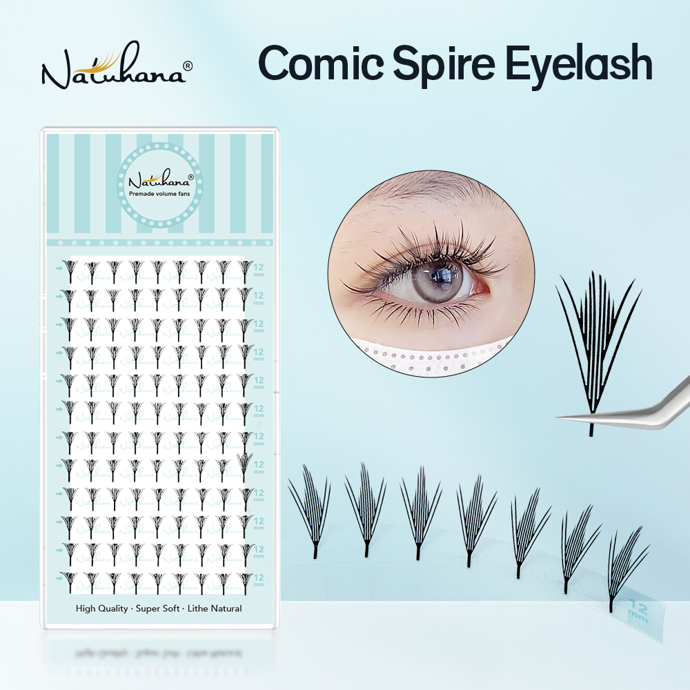 Eyelash Extension Anime Style - رموش صناعية ناتوهانا ضيقة ورفيعة جاهزة