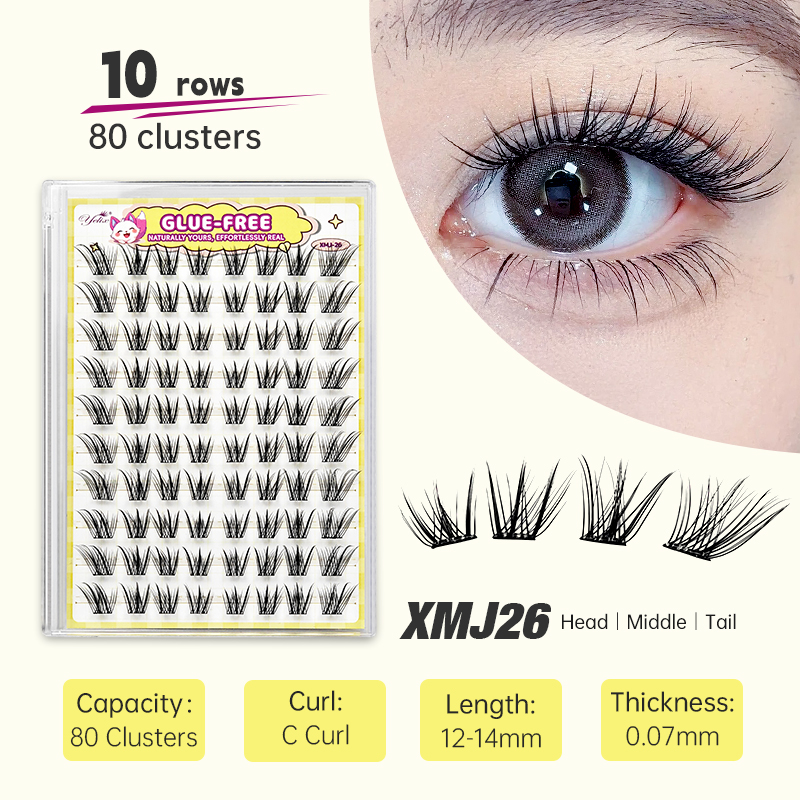 Eyelash Extension Look - رموش جانبية طراز فوكس من ييليكس،