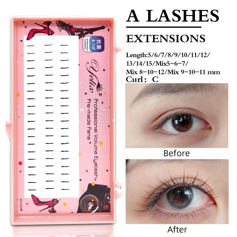 Eyelash Extension Look - رموش ييليكس الطبيعية الناعمة الفردية، رموش