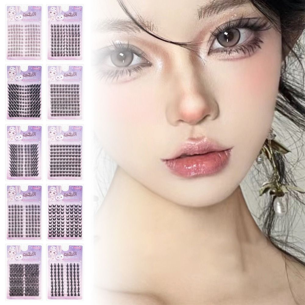 Eyelash Extension Anime Style - مع شرائط الغراء هلام عباد الشمس