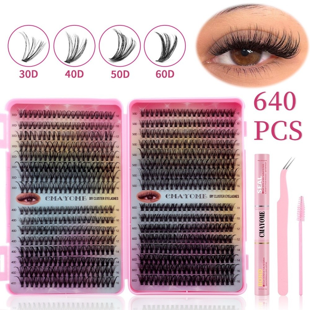 Eyelash Extension Look - مجموعة تمديد الرموش الصناعية ذات المظهر
