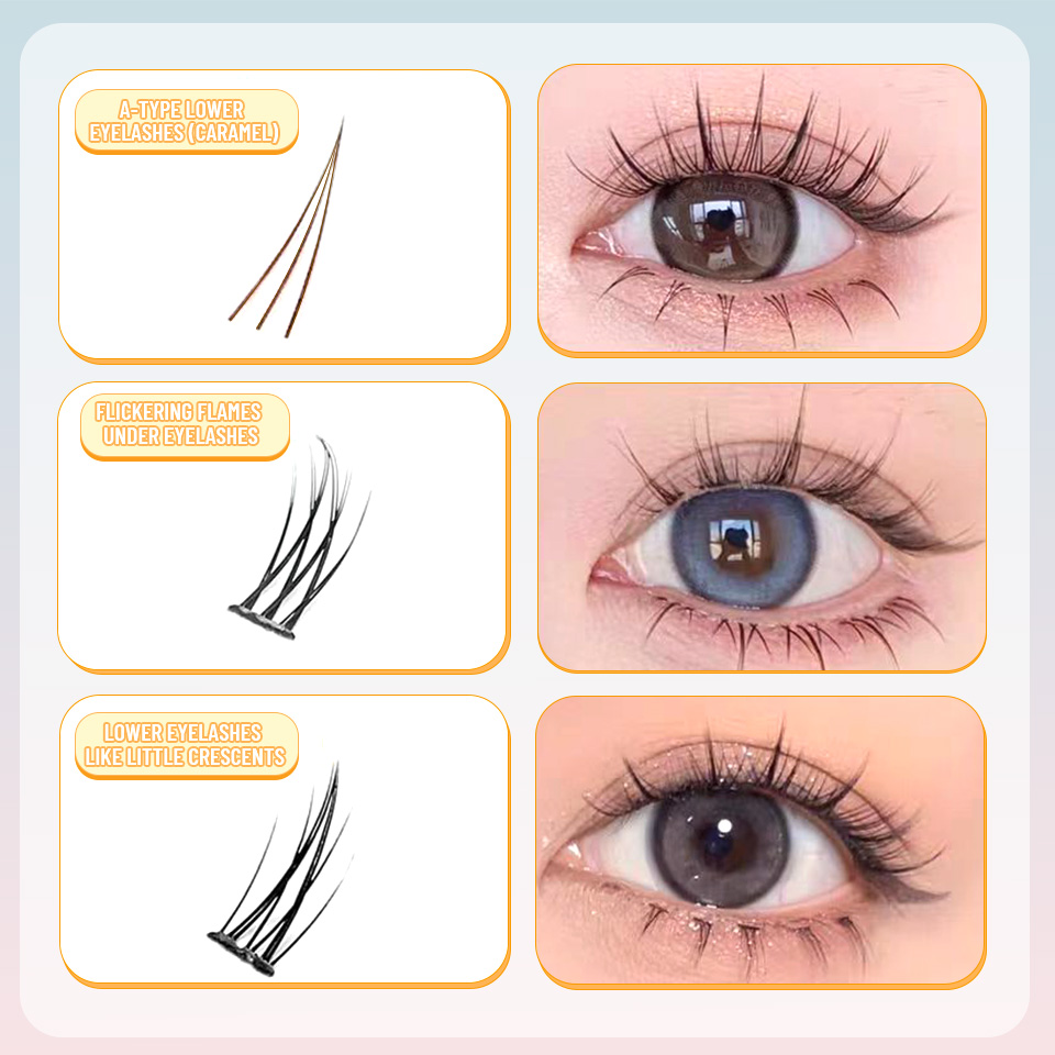 9 أنماط جديدة من الرموش السفلي - مراجعة Eyelash Extension Anime Style وسعره