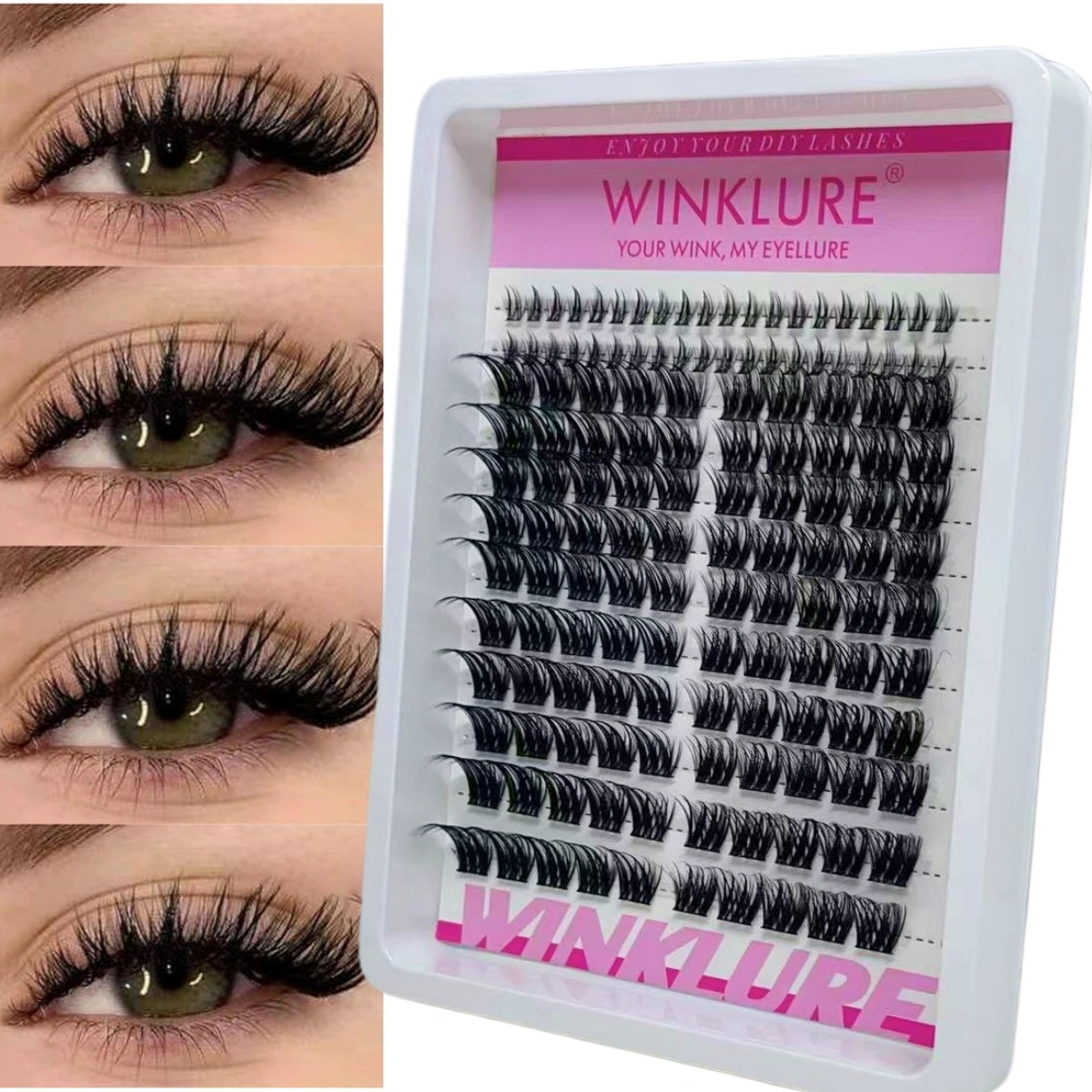 رموش وينكلور المجمعة ذات النتو - مراجعة Eyelash Extension Anime Style وسعره