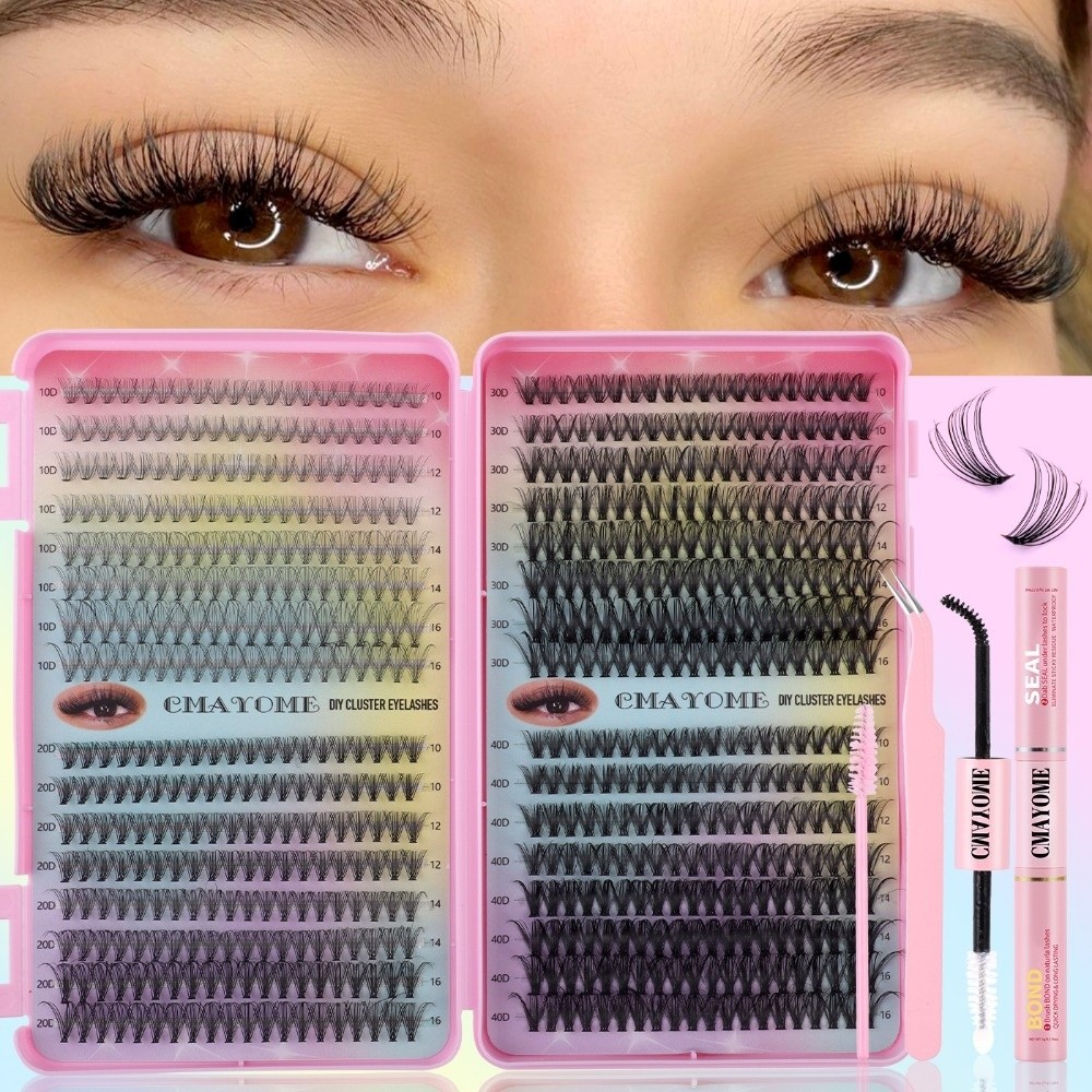 مجموعة رموش صناعية طبيعية المظ - مراجعة Eyelash Extension Look وسعره