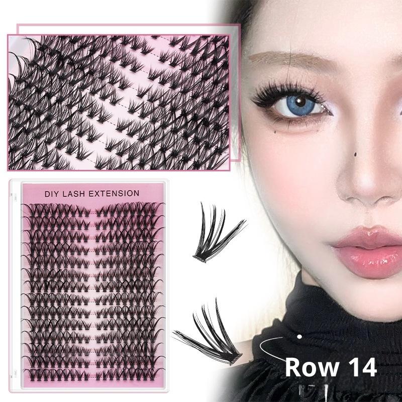 20 قطعة من الرموش الصناعية الف - مراجعة Eyelash Extension Look وسعره