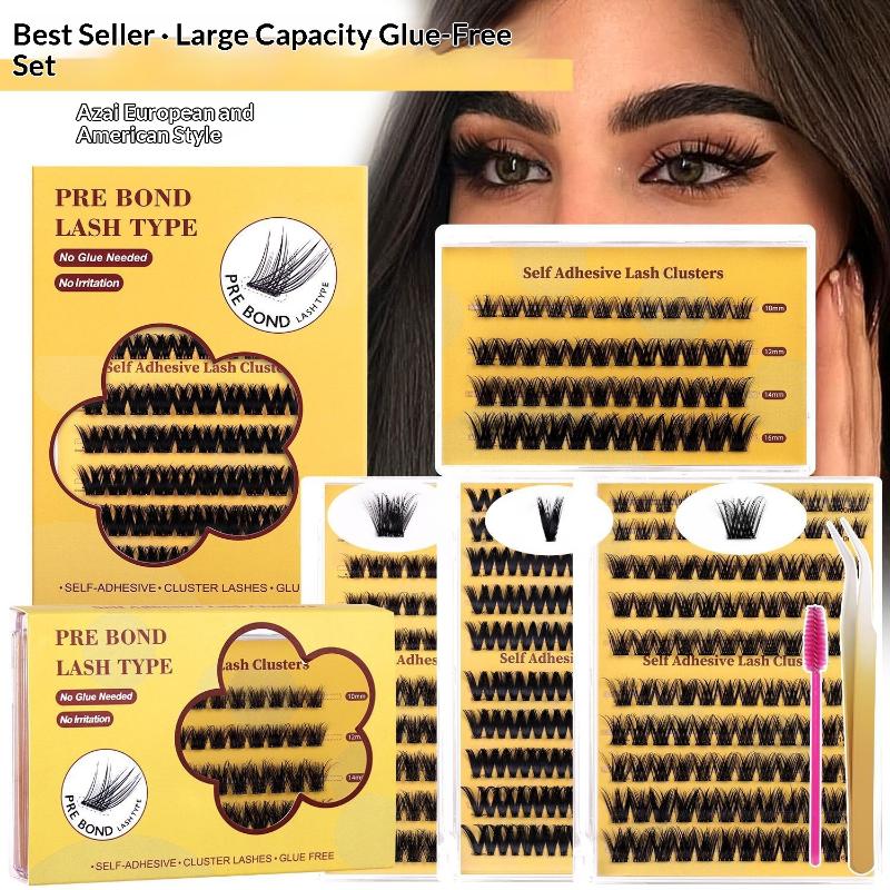طقم جديد لتمديد الرموش بدون غر - مراجعة Eyelash Extension Look وسعره