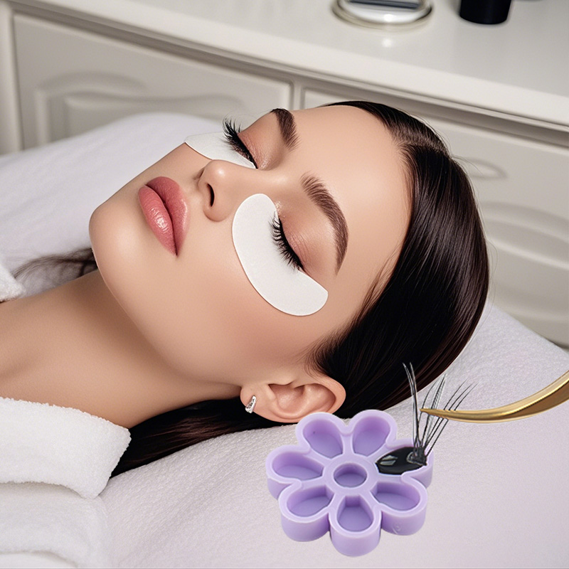 100 قطعة رمش تمديد حامل الغراء - مراجعة Eyelash Extension Maps وسعره