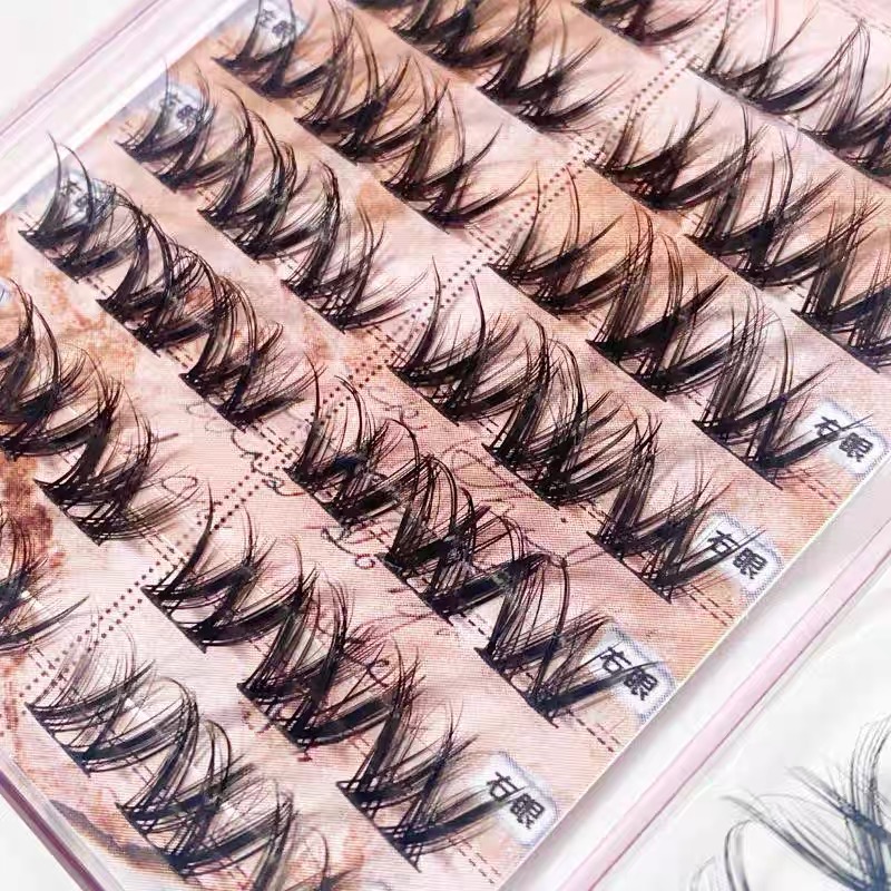 رموش صناعية سميكة على شكل W بأ - مراجعة Eyelash Extension Anime Style وسعره