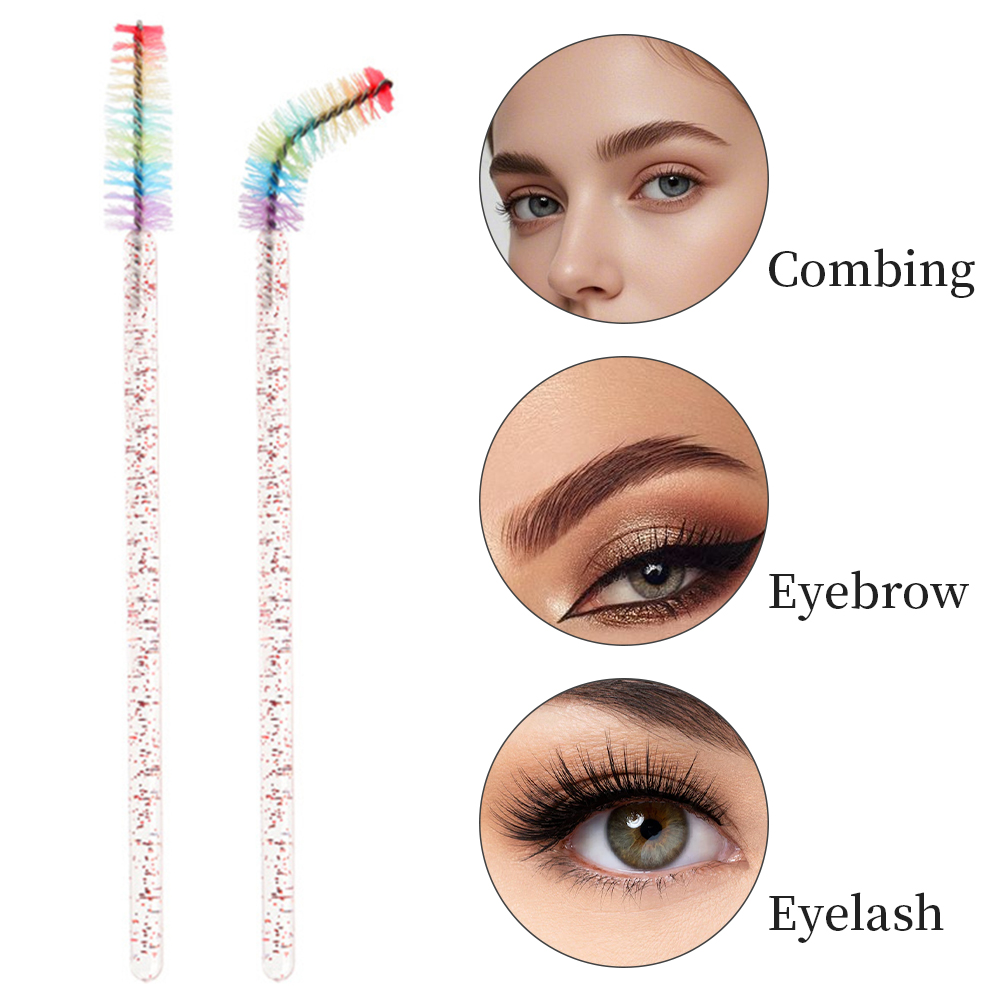 50 قطعة فرشاة رموش كريستالية ق - مراجعة Eyelash Extension Maps وسعره