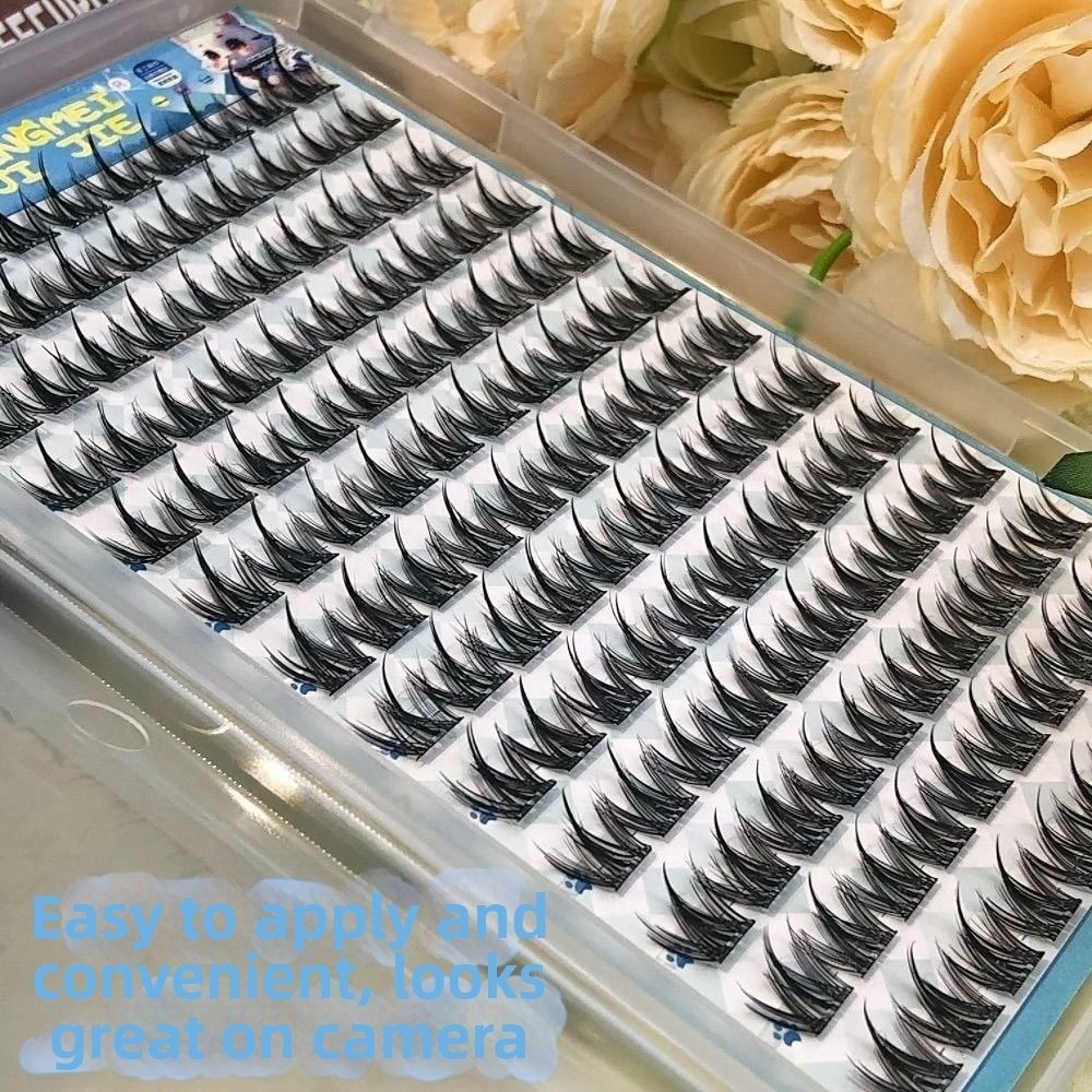 100/130/200 مجموعة رموش صناعية - مراجعة Eyelash Extension No 11 وسعره