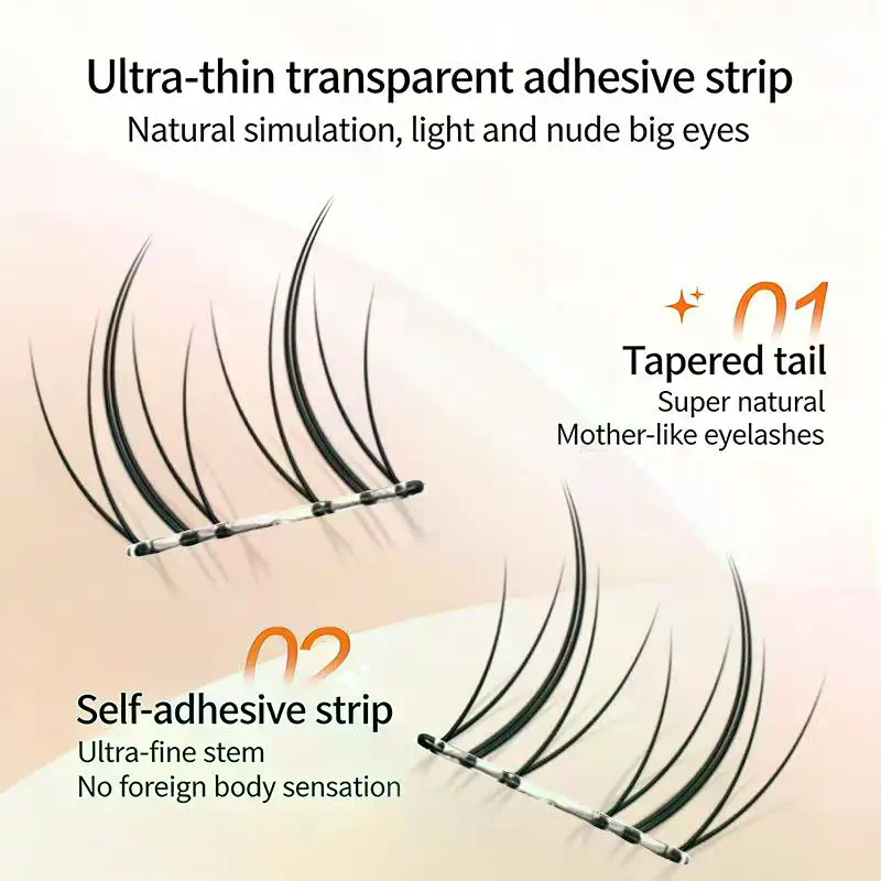 رموش صناعية سوداء ذاتية اللصق، - مراجعة Eyelash Extension No 11 وسعره