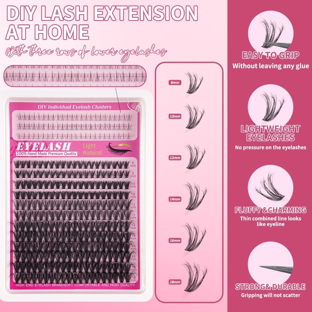 رموش صناعية طبيعية المظهر بطول - مراجعة Eyelash Extension Look وسعره