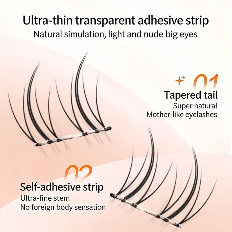 رموش صناعية سوداء ذاتية اللصق، - مراجعة Eyelash Extension No 11 وسعره