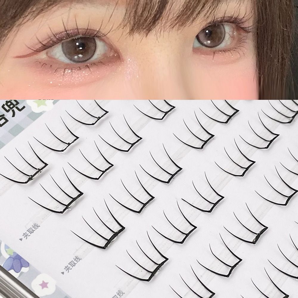 60 قطعة من الرموش الصناعية الف - مراجعة Eyelash Extension Anime Style وسعره