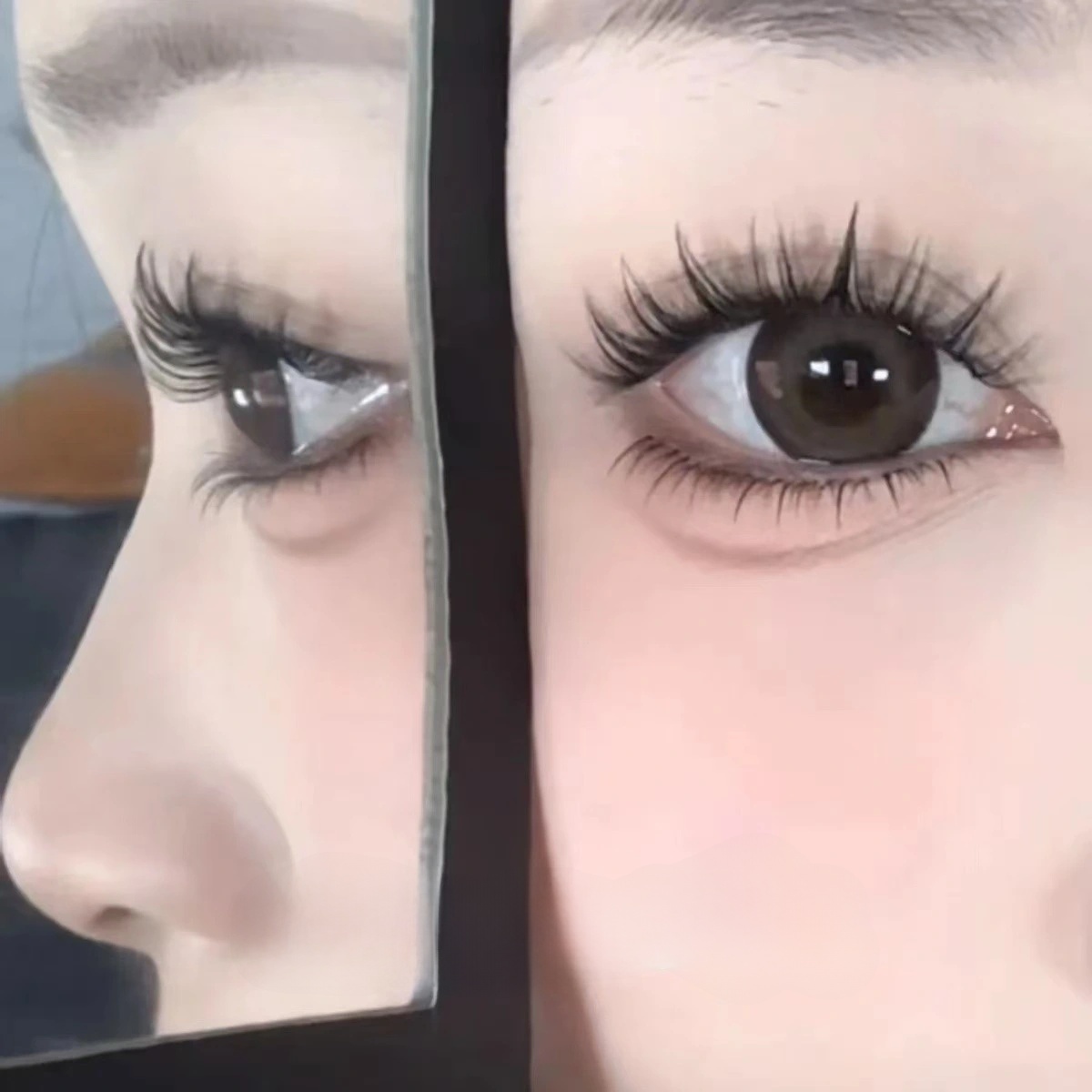 100 قطعة من الرموش الطبيعية ال - مراجعة Eyelash Extension No 11 وسعره